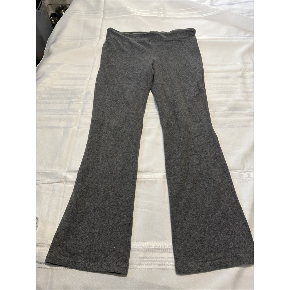 Gap Womens Large Gray Cotton Stretch Bootcut Yoga Pants Lounge Trousers L
